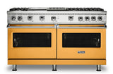 VIKING VGR5606GQDA 60" Gas Range - VGR560 Viking 5 Series Yellow