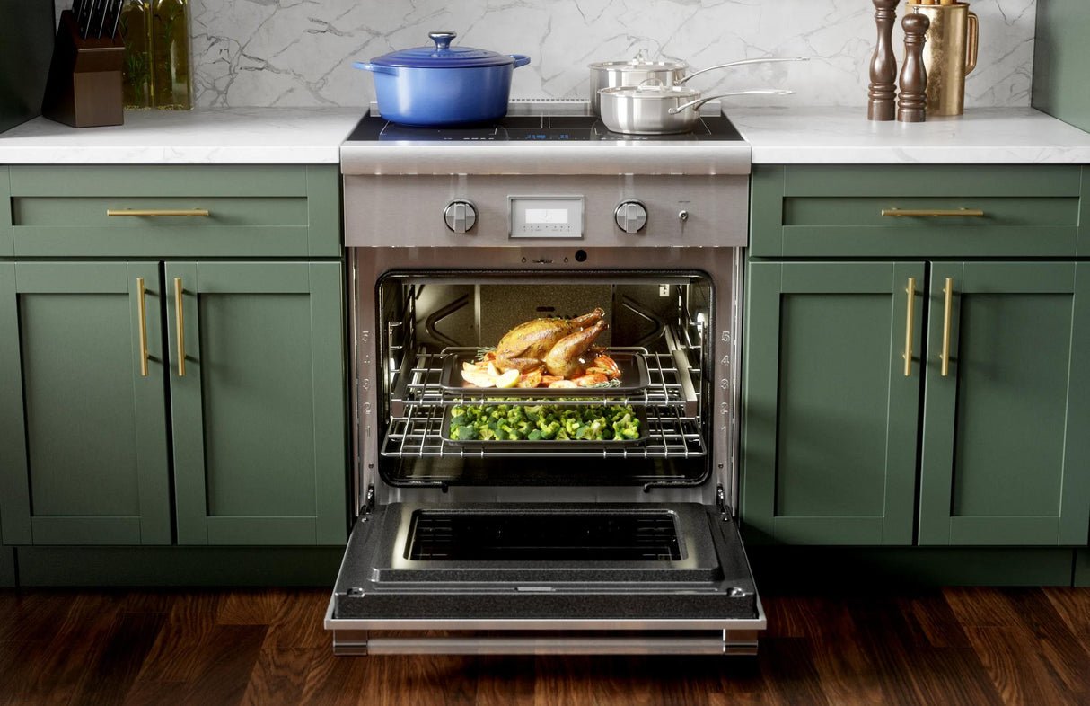 THERMADOR PRI30LBHU Liberty® Induction Professional Range 30'' Pro Harmony® Standard Depth in Stainless Steel