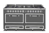 VIKING TVDR6618BDG 66"W. Tuscany Range - TVDR661 Gray