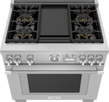 THERMADOR PRD364WDGU PRD364WDGU Dual Fuel Professional Range 36'' Pro Grand® Commercial Depth in Stainless Steel