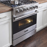 VIKING RVDR33025BSB 30" Self-Cleaning Dual Fuel Range - RVDR3302 Viking 3 Series Blue