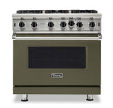 VIKING VGIC53626BMA 36" Open Burner Gas Range - VGIC5362 Viking 5 Series Gray