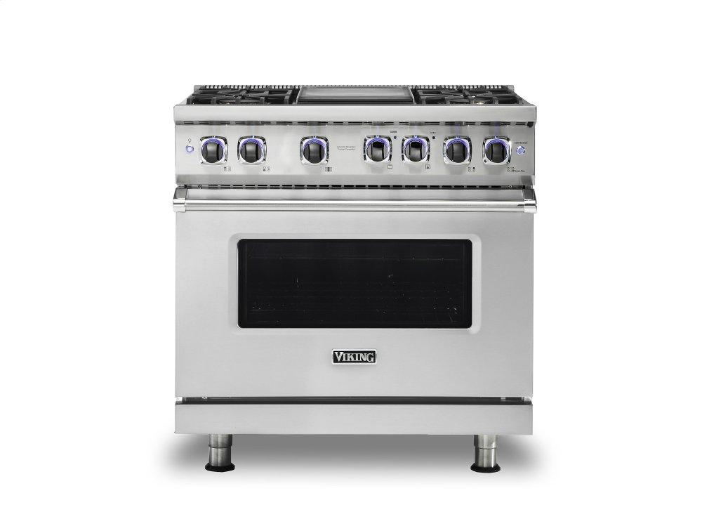 VIKING VDR73624GSS 36" Dual Fuel Range - VDR7362 Viking 7 Series in Stainless Steel