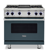 VIKING VGR73624GSQ 36" Sealed Burner Gas Range - VGR7362 Viking 7 Series Gray