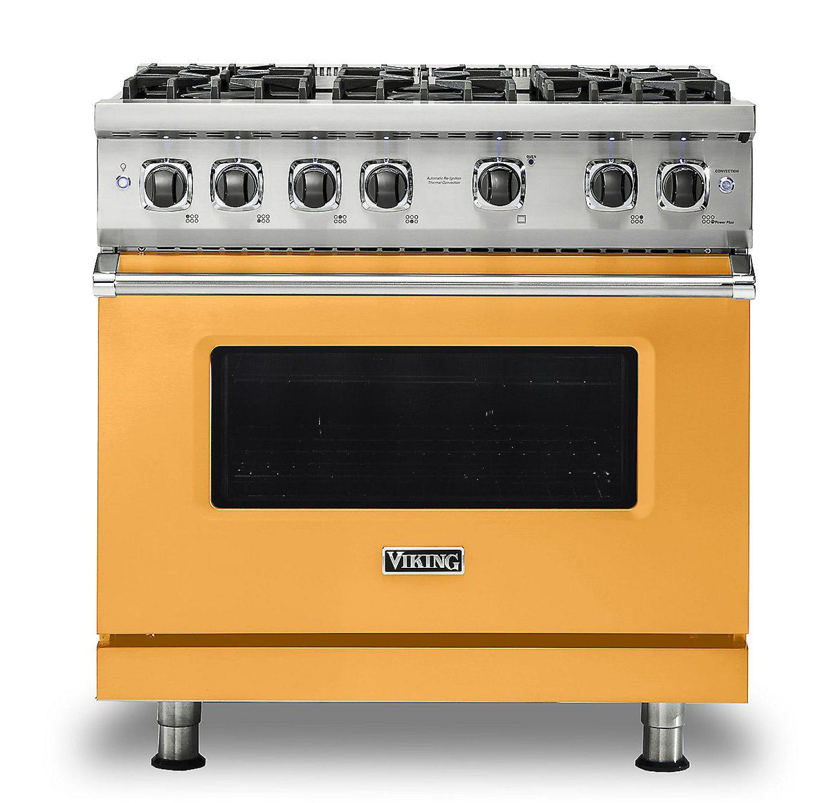 VIKING VGR5366BDALP 36" Gas Range - VGR536 Viking 5 Series Yellow