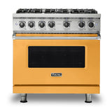 VIKING VGR5366BDALP 36" Gas Range - VGR536 Viking 5 Series Yellow