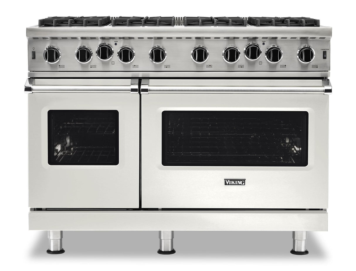 VIKING VGIC54828BPW 48" Open Burner Gas Range - VGIC5482 Viking 5 Series White