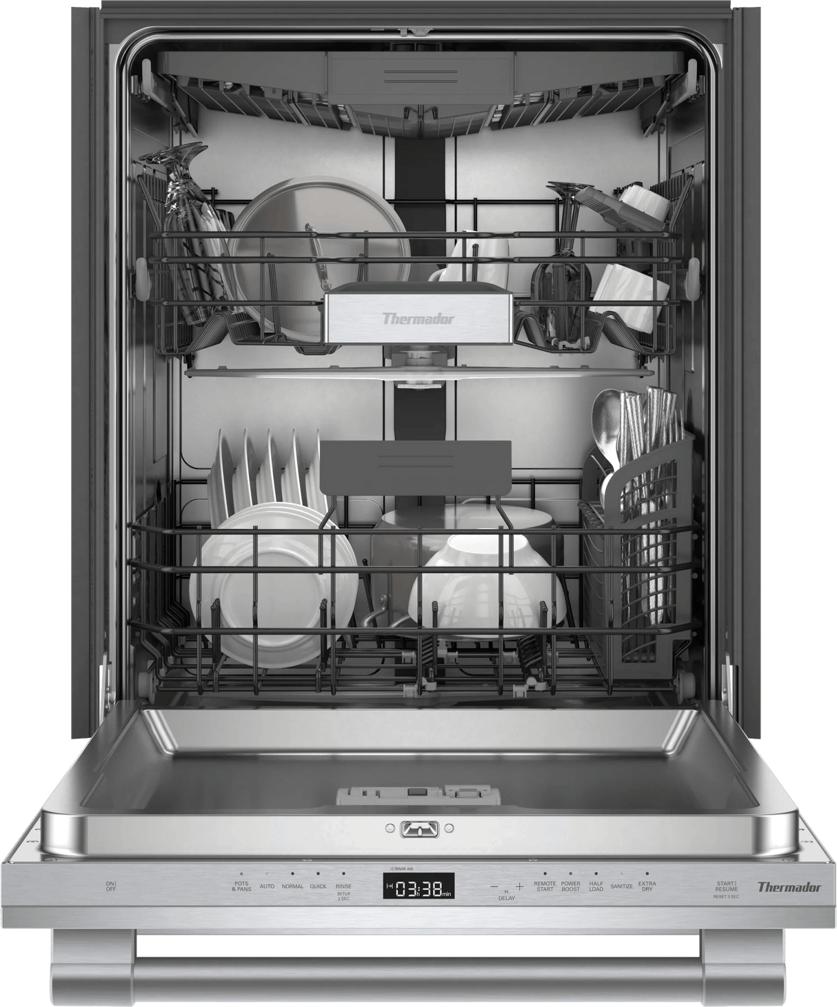 THERMADOR DWHD560CFP Emerald® Dishwasher 24'' Professional in Stainless Steel