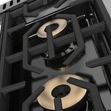 VIKING VGR74826GCS 48" Sealed Burner Gas Range - VGR7482 Viking 7 Series Black