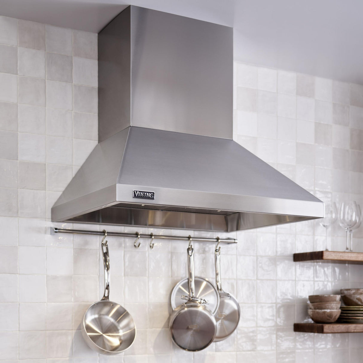 VIKING RVCH336SB 36" Wide Chimney Wall Hood + Ventilator - RVCH Blue