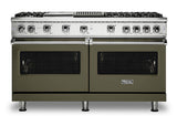 VIKING VGR5606GQMA 60" Gas Range - VGR560 Viking 5 Series Gray
