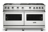 VIKING VGR5606GQSS 60" Gas Range - VGR560 Viking 5 Series in Stainless Steel