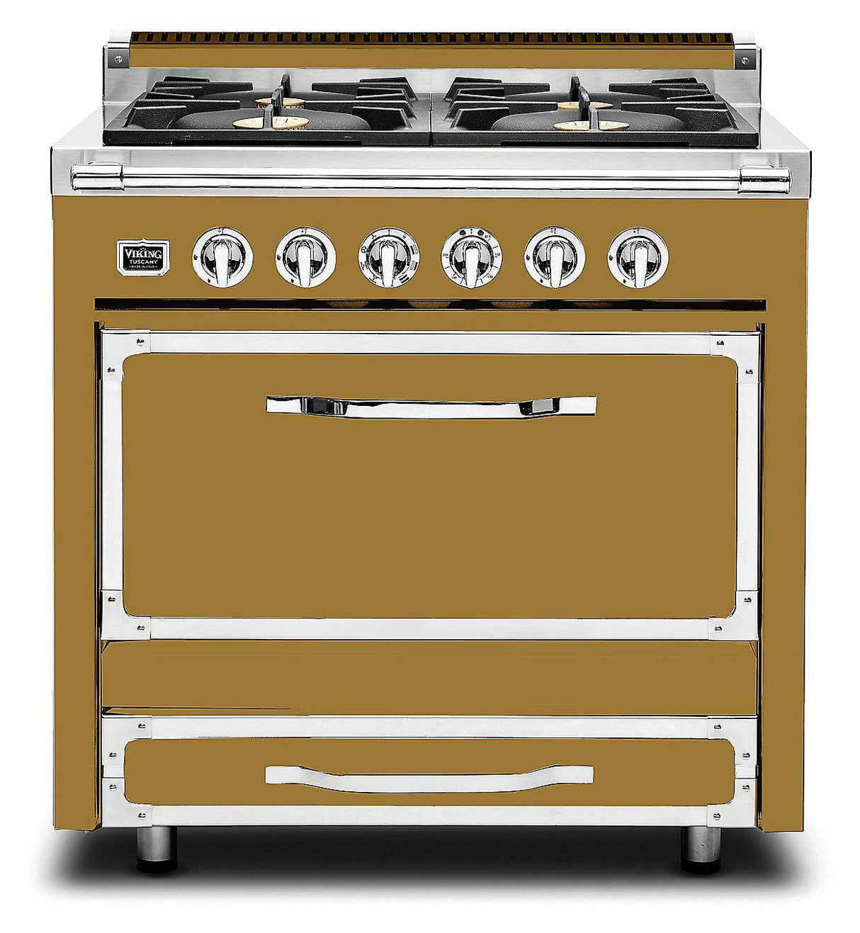 VIKING TVDR3614BGH 36"W. Tuscany Range - TVDR361 Gold