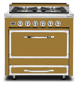 VIKING TVDR3614BGH 36"W. Tuscany Range - TVDR361 Gold