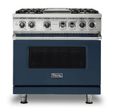 VIKING VDR5364GSB 36" Dual Fuel Range - VDR536 Viking 5 Series Blue
