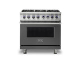 VIKING VDR73626BDG 36" Dual Fuel Range - VDR7362 Viking 7 Series Gray