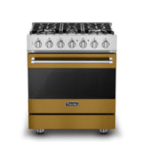 VIKING RVDR33025BGHLP 30" Self-Cleaning Dual Fuel Range - RVDR3302 Viking 3 Series Gold