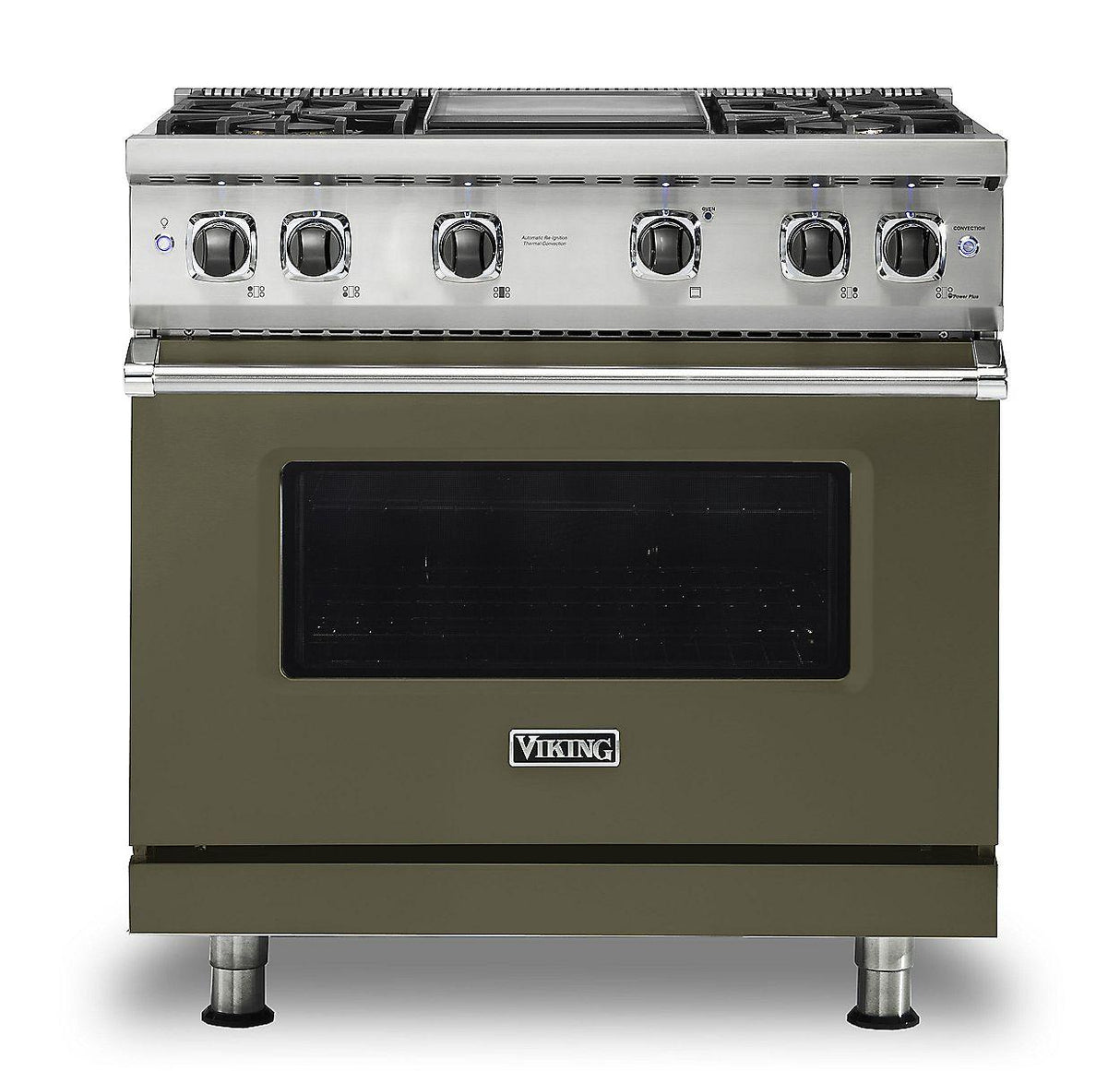 VIKING VGR5364GMA 36" Gas Range - VGR536 Viking 5 Series Gray