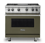 VIKING VGR5364GMA 36" Gas Range - VGR536 Viking 5 Series Gray