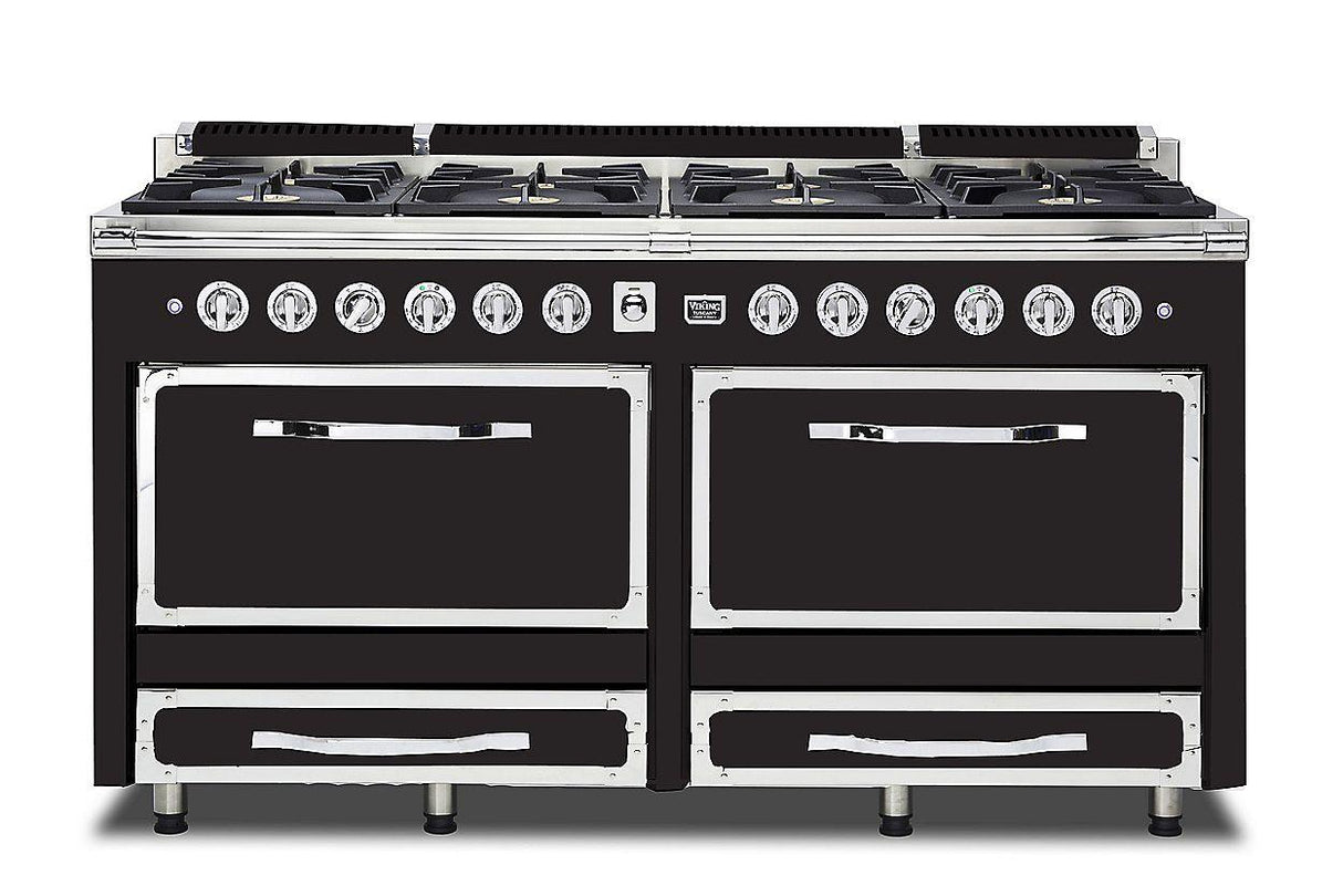 VIKING TVDR6618BON 66"W. Tuscany Range - TVDR661 Black