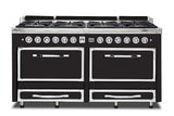 VIKING TVDR6618BON 66"W. Tuscany Range - TVDR661 Black