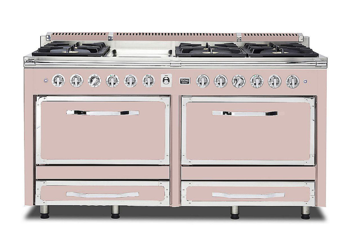 VIKING TVDR6616GBH 66"W. Tuscany Range - TVDR661 Pink