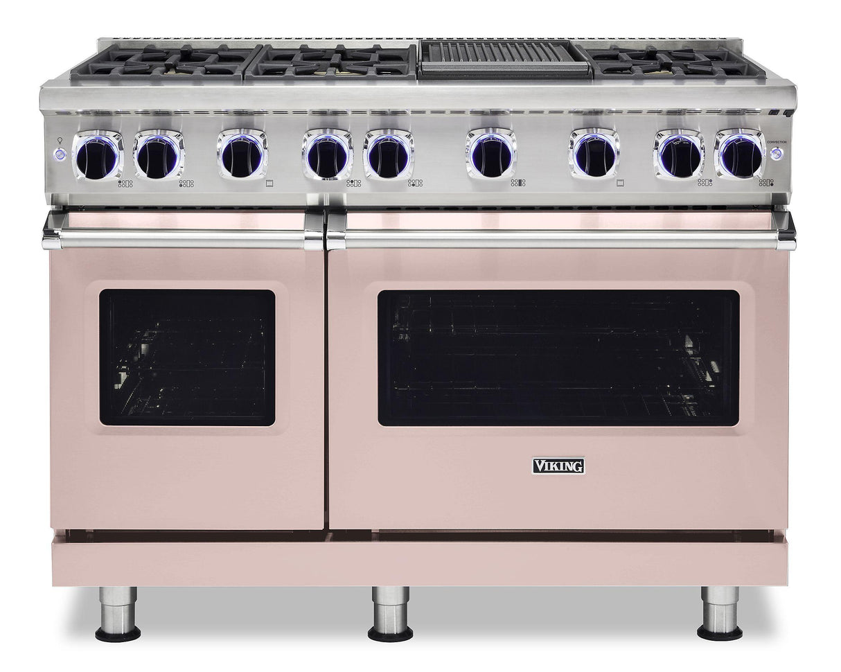VIKING VGR74826GBHLP 48" Sealed Burner Gas Range - VGR7482 Viking 7 Series Pink