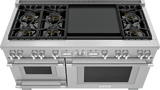THERMADOR PRD606WESG PRD606WESG Dual Fuel Professional Range 60'' Pro Grand® Commercial Depth