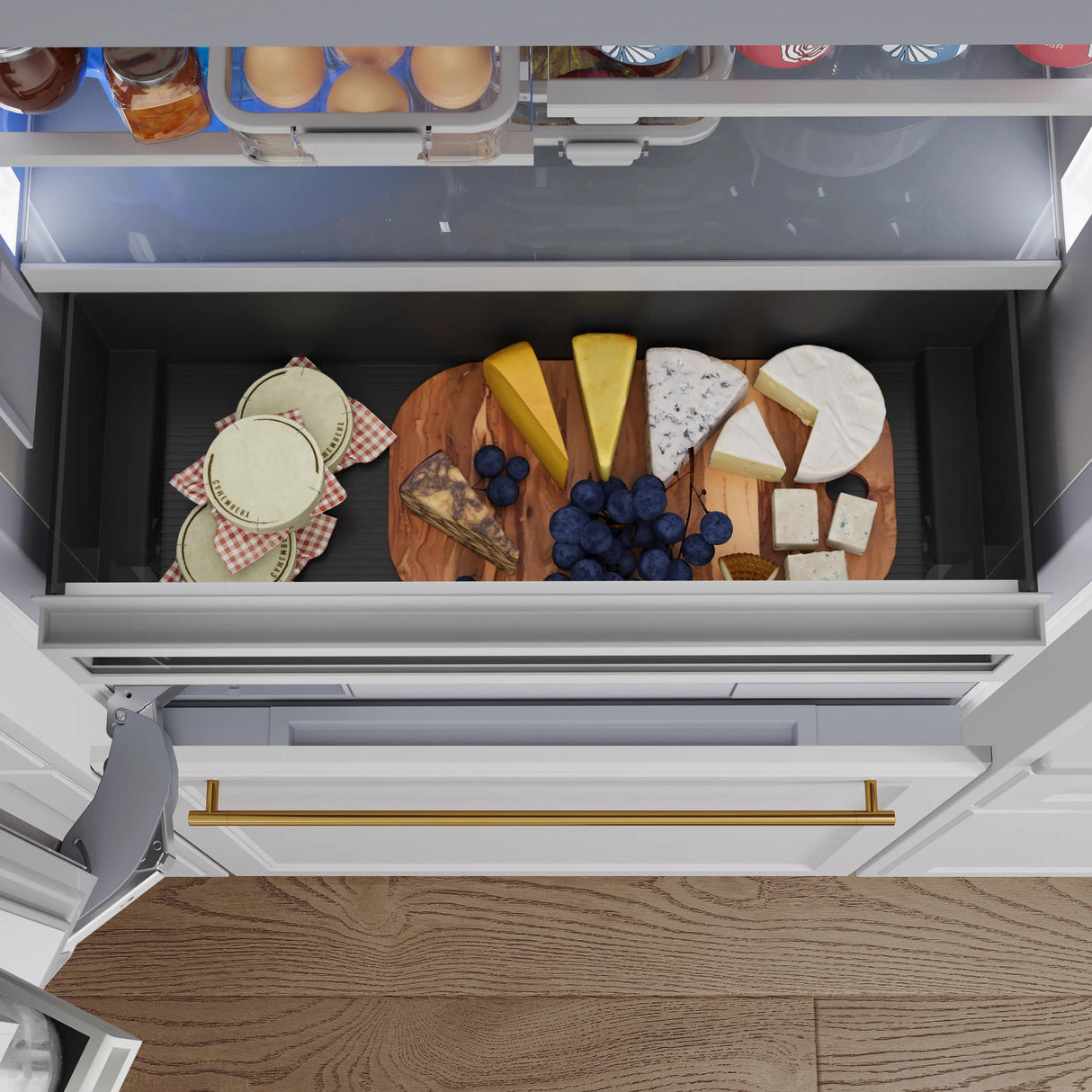 THERMADOR T30IB100SP Freedom® Built-in Bottom Freezer 30'' Panel Ready Custom Panel Ready