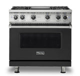 VIKING VGR5364GCSLP 36" Gas Range - VGR536 Viking 5 Series Black