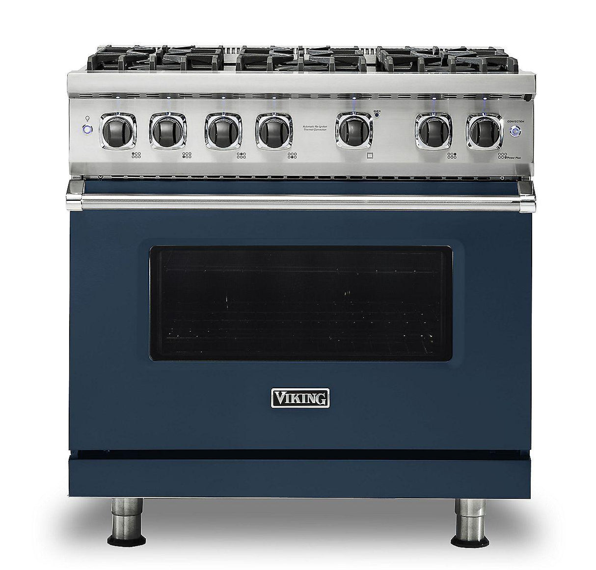 VIKING VGR5366BSBLP 36" Gas Range - VGR536 Viking 5 Series Blue