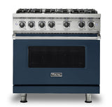 VIKING VGR5366BSBLP 36" Gas Range - VGR536 Viking 5 Series Blue