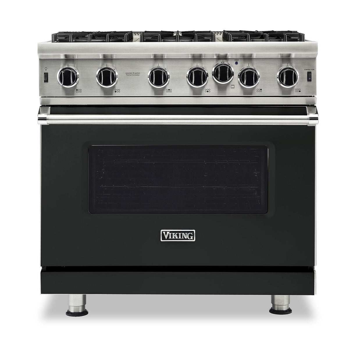VIKING VGIC53626BAN 36" Open Burner Gas Range - VGIC5362 Viking 5 Series Bronze