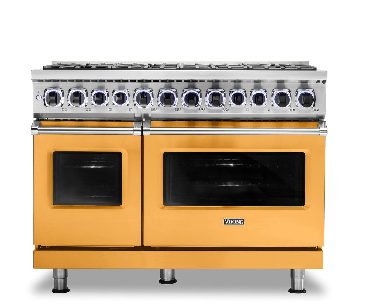 VIKING VDR74828BDALP 48" Dual Fuel Range - VDR7482 Viking 7 Series Yellow