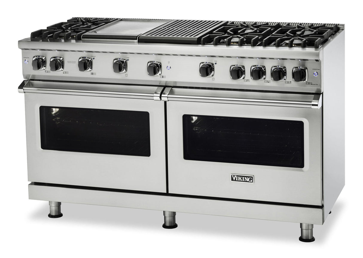 VIKING VGR5606GQCSLP 60" Gas Range - VGR560 Viking 5 Series Black