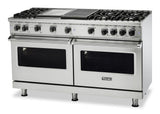 VIKING VGR5606GQMA 60" Gas Range - VGR560 Viking 5 Series Gray