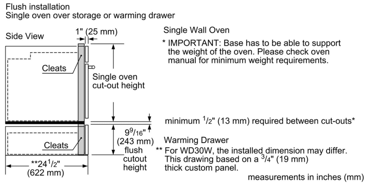 THERMADOR WD30W WD30W Warming Drawer 30''