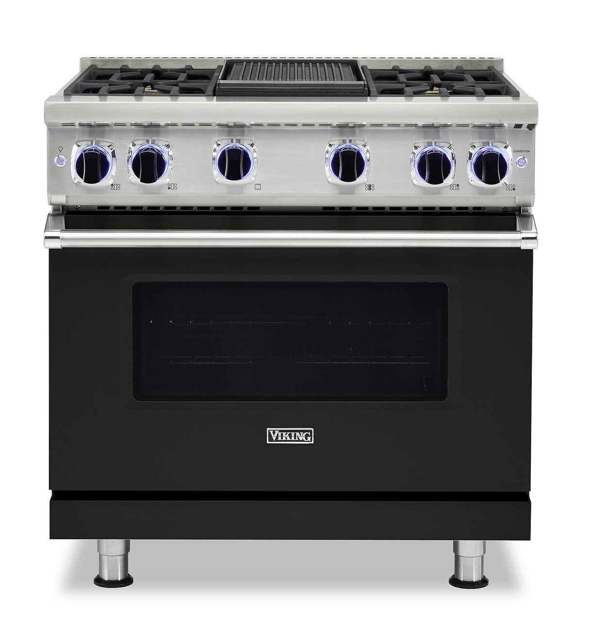 VIKING VGR73624GANLP 36" Sealed Burner Gas Range - VGR7362 Viking 7 Series Bronze