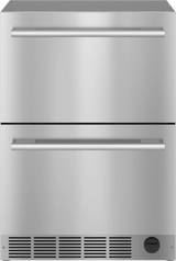 THERMADOR T24UC915DS Freedom® Under Counter Combo Drawer Refrigerator/Freezer 24'' Masterpiece® in Stainless Steel