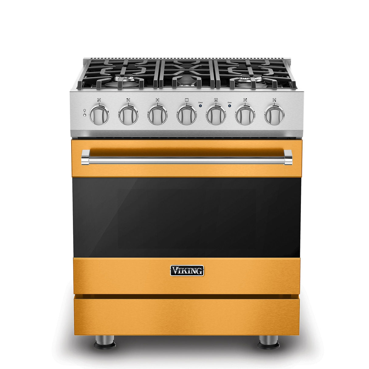 VIKING RVDR33025BDA 30" Self-Cleaning Dual Fuel Range - RVDR3302 Viking 3 Series Yellow