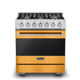 VIKING RVDR33025BDA 30" Self-Cleaning Dual Fuel Range - RVDR3302 Viking 3 Series Yellow