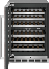 THERMADOR T24UW905LP Freedom® Under Counter Wine Cooler with Glass Door 24'' Panel Ready, Left Hinge Custom Panel Ready