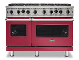 VIKING VGIC54828BVALP 48" Open Burner Gas Range - VGIC5482 Viking 5 Series Red