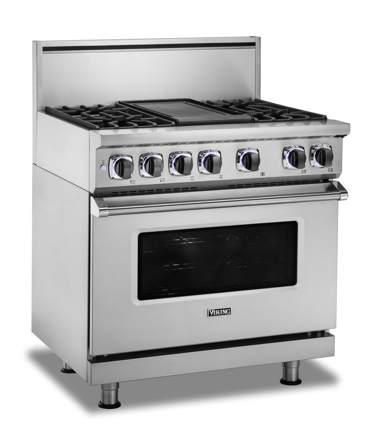 VIKING VDR73624GSS 36" Dual Fuel Range - VDR7362 Viking 7 Series in Stainless Steel
