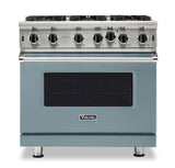 VIKING VGIC53626BNS 36" Open Burner Gas Range - VGIC5362 Viking 5 Series Blue