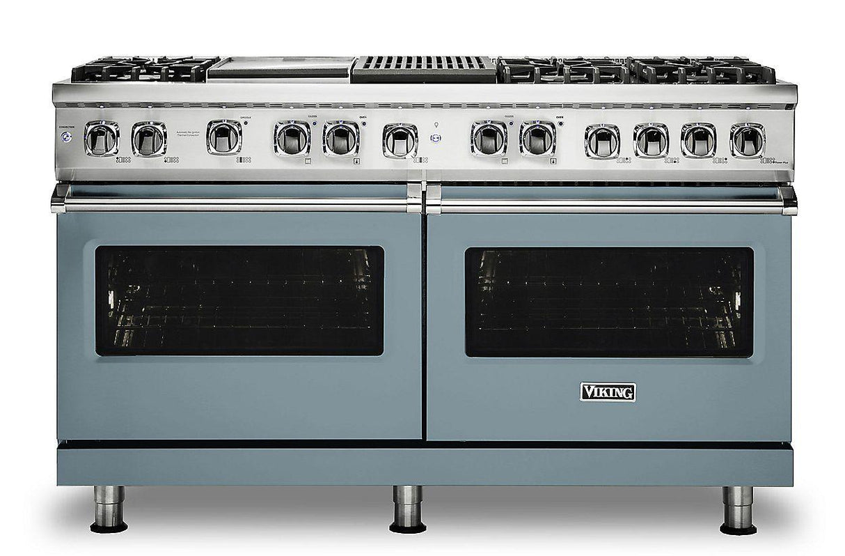 VIKING VDR5606GQNSLP 60" Dual Fuel Range - VDR560 Viking 5 Series Blue
