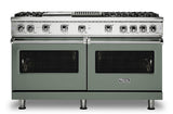 VIKING VGR5606GQEU 60" Gas Range - VGR560 Viking 5 Series Green