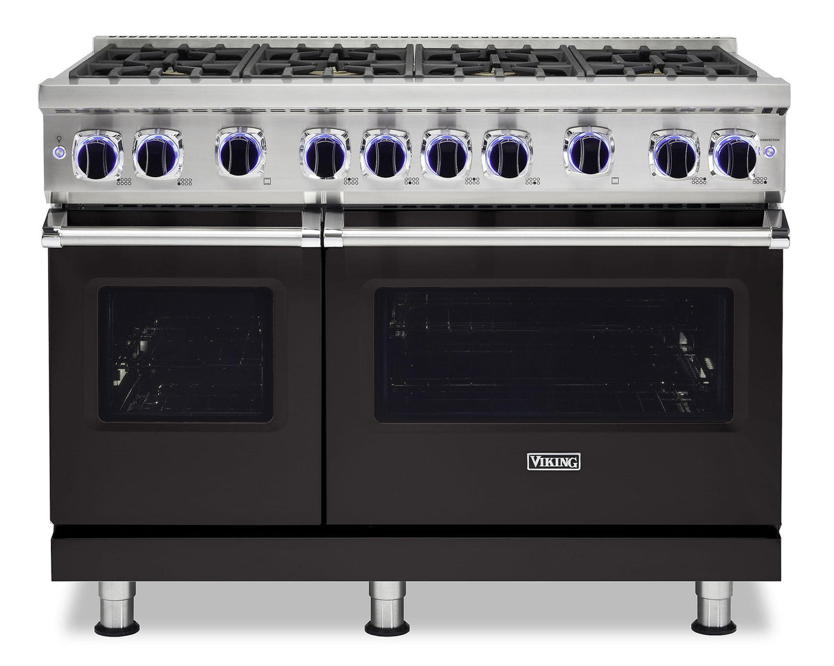VIKING VGR74828BONLP 48" Sealed Burner Gas Range - VGR7482 Viking 7 Series Black