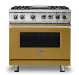 VIKING VDR5364GGH 36" Dual Fuel Range - VDR536 Viking 5 Series Gold