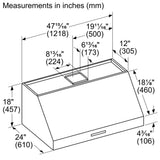 THERMADOR PH48HWS Professional Wall Hood 48'' in Stainless Steel